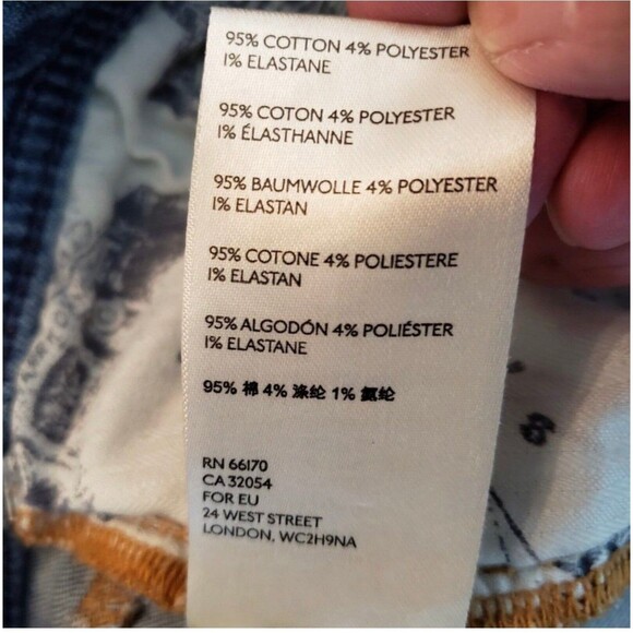 Anthropologie Pilcro & The Letterpress Women's Patchwork Slim Boyfriend Jeans 26 - Picture 11 of 12